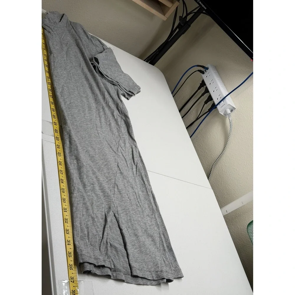 Rag & Bone Dress Womens Large Gray Pima Cotton T-Shirt Casual Lounge Relaxed - Picture 13 of 13
